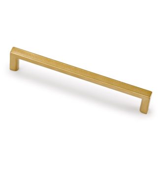 Meubelgreep getrommeld messing