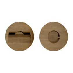 WC-garnituur Fine 6/8mm matbrons