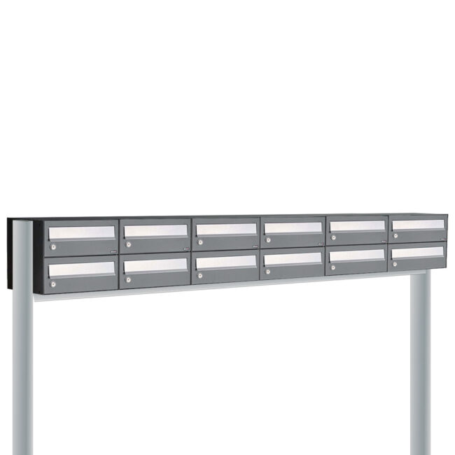 Hive set 6-breed, 2-hoog op statief antraciet