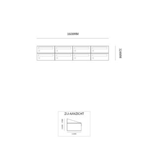 HIVE SET 4-BREED, 2-HOOG ZWART