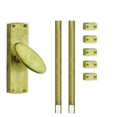 Keel Noord Verbetering Espagnolet kit ovaal 3000mm getrommeld – Hardbrass B.V.