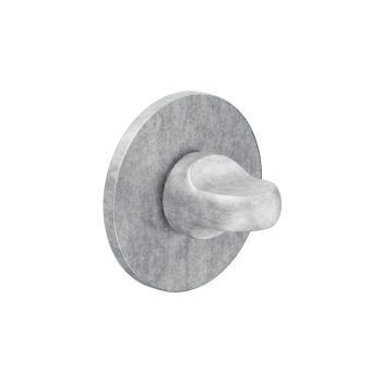 Toiletgarnituur 2406+A getrommeld aluminium